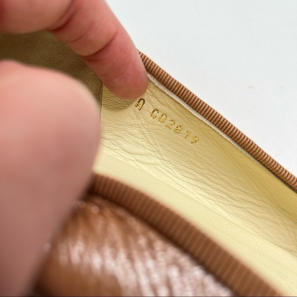 CHANEL Metallic Pink Flats - Picture 10 of 13